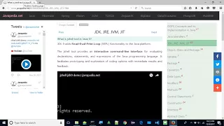 What is jshell tool in Java 9 javapedia net