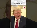 Trump tells CNN reporter Kristen Welker to be quiet NewsX World
