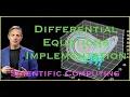 Scientific Computing Time-Stepping Implementation