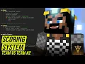 Making the SCORING SYSTEM for Team vs Team Minecraft Skript Tutorial - Episode 2