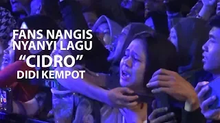 FANS DIDI KEMPOT NANGIS LAGU CIDRO - LIVE SOLO