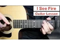 Download Lagu I See Fire - Ed Sheeran | Guitar Lesson Tutorial How to play the Fingerstyle Intro