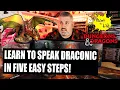 HOW TO speak DRACONIC in five easy steps for Dungeons and Dragons DnD