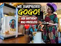 WE SURPRISED GOGO IN THE VILLAGE HER BIRT AY REACTION WAS PRICELESS UNFILTERED RURAL BIRT AY