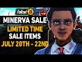 Fallout 76 Minerva Sale Location July 20th - 22nd