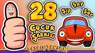 Baş Parmağım Neredesin · Araba Gelir Şip Şap Şop ve 28 Sürpriz Çocuk Şarkısı · Tatlış Tavşan