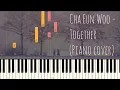 Cha EunWoo 차은우 (ASTRO)- Together 탑매니지먼트 OST | Piano Pop Song Tutorial