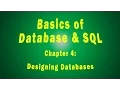 Chapter 4 - Designing Databases