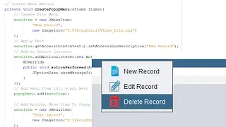 JAVA Popup Menu How To Create JPopupMenu using JAVA in Netbeans