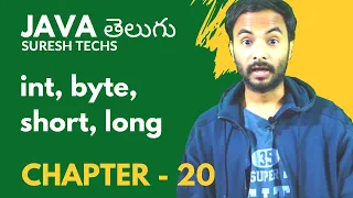Java In Telugu Chapter - 20 byte short int and long in java