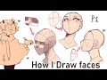 How I draw faces pt 1 facial structure planes and basic anatomy