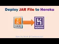 Deploy JAR File to Heroku using Heroku Java CLI Plugin