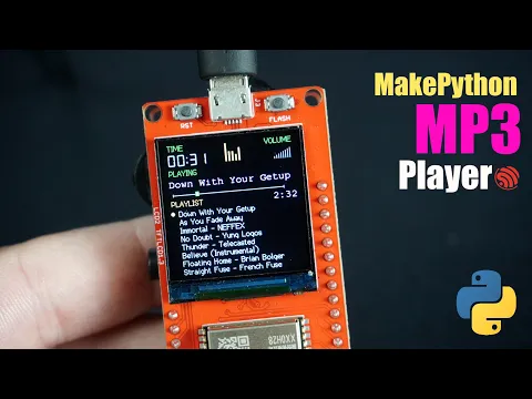 Download MP3 MP3 Player using MakePython ESP32 LCD development board