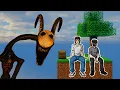 Two Idiots Try Beating Horror Skyblock