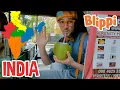 Download Lagu Blippi Travels to India | Learn About India For Kids | Learning About the Rickshaw Tuk Tuk