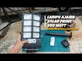 Lagu Test \u0026 Riview Lampu Jalan Panel Surya 500 Watt | Cocok Untuk Penerangan Jalan!!