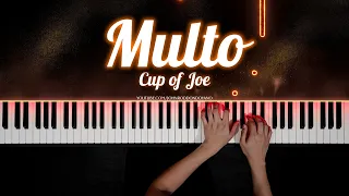 multo cup of joe piano cover with piano sheet