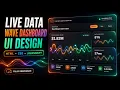 Live Data Wave Dashboard with HTML CSS JavaScript