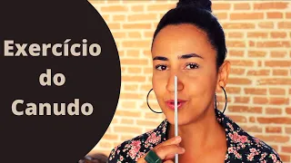 Adeus voz presa e cansada- Conheça o exercício do CANUDO