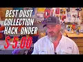 Best Dust Collection Hack Miter Saw Woodworking Wood Shop