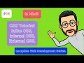 CSS Tutorial Inline CSS Internal CSS External CSS
