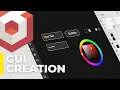How To Make GUI For Your Babylon js Apps - 2 Methods Tutorial