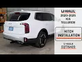 2020-2025 Kia Telluride U-Haul Trailer Hitch Installation CQT76420