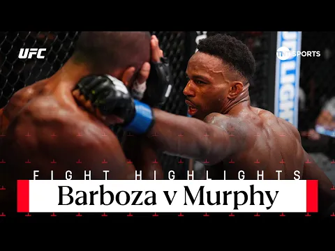 Download MP3 FIGHT OF THE NIGHT! 💪 | Edson Barboza vs Lerone Murphy | UFC Fight Night Highlights