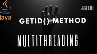 Java thread Program to demonstrate getId method