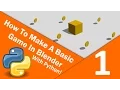 How to make a basic game in blender with python Part 1