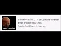 Sports Chat Place Cornell vs Yale 23 College Basketball Picks Predictions Odds