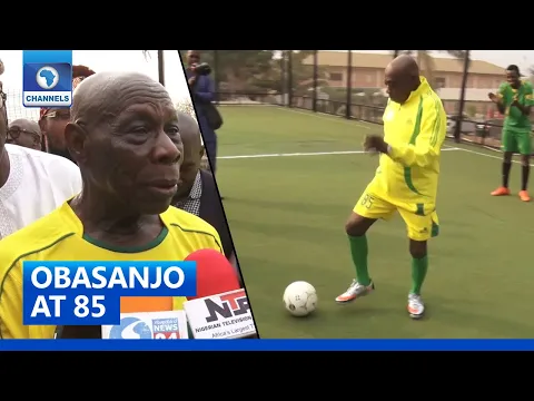 Download MP3 Obasanjo At 85: Former President Participates In Novelty Match