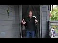 Magnetic screen door easy install