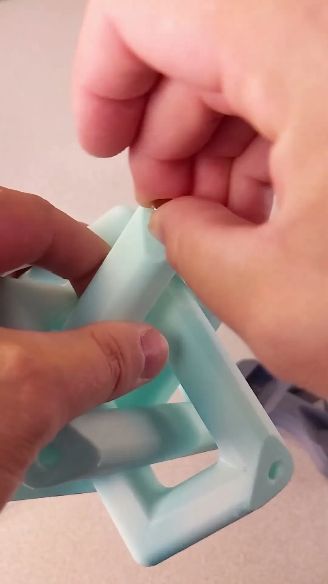 Tri-linked Knot - Print in place