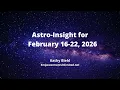 Lagu Astro-Insight for February 16-22,  2026