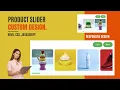 Custom eCommerce Product Slider HTML CSS and JS With Responsive
