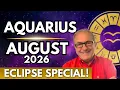 Aquarius August Horoscope 2026 A Special Connection