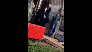 Patrick Dempsey smashing his head