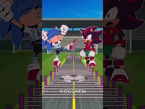 Sonic vs Shadow — Who Will Win? ⚽🔥 #SonicTheHedgehog #shorts #sonic