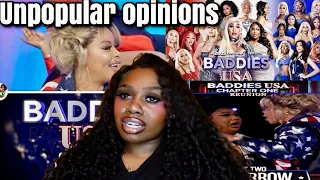 UNPOPULAR OPINIONS BADDIES REUNION EDITION my thoughts so far