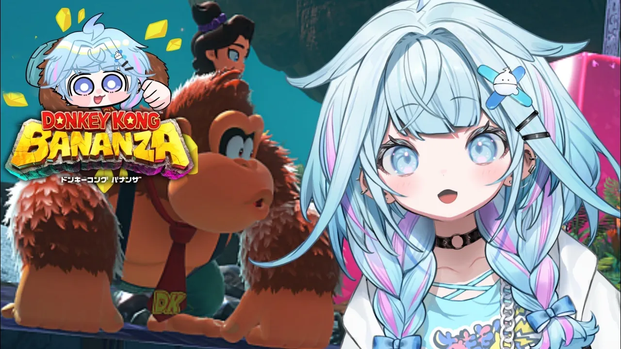 【ドンキーコングバナンザ】ドンキーとの物語 #5【水宮枢／ホロライブDEV_IS】