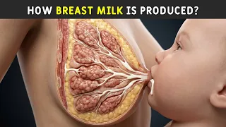 How Breast Milk Is Produced Inside Female Breast? (3D Animation)