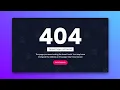 404 Page Not Found Web Page Design using Html CSS Vanilla Javascript Mousemove Parallax
