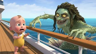 monsters in the sea kids song frobfun kids songs u0026 rhymes fronbfun best monster compilation