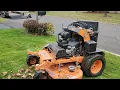 scag 52 inch 37 hp with the power bagger