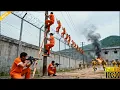 A prisoner uses a utility pole to break ten prison defenses, launching a life-or-death escape.