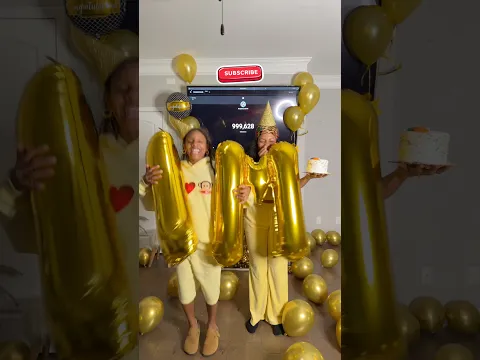 OMG We’re bout to hit 1M Subscribers 😳😱 #shorts #1millionsubscribers #celebration