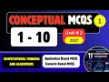 Conceptual Application Based MCQS Computational Thinking and Algorithms Unit CS-11 NBF FBISE