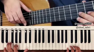 وطني حبيبي   بيانو   عبدالله الصابري   جيتار   محمد الحارثي دندنها