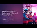 Value Engineering Explained The Secret to Smarter Savings Better Results